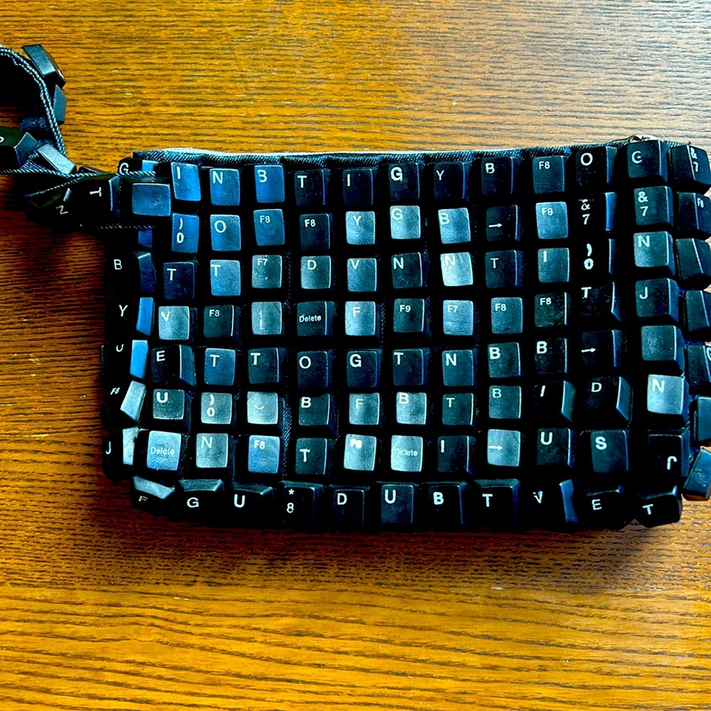 Repurposed Computer keyboard clutch